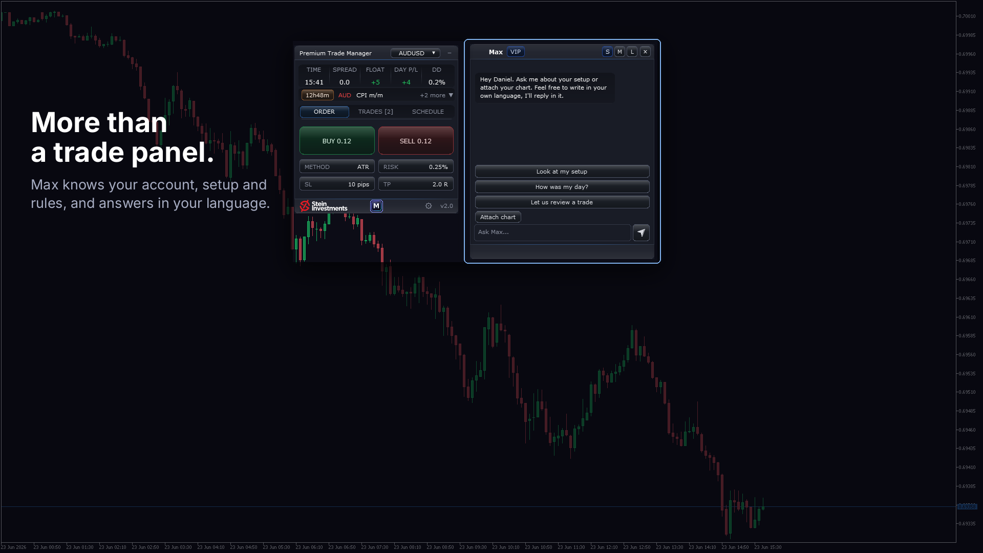 Premium Trade Manager 2.0 with Max coach drawer open
